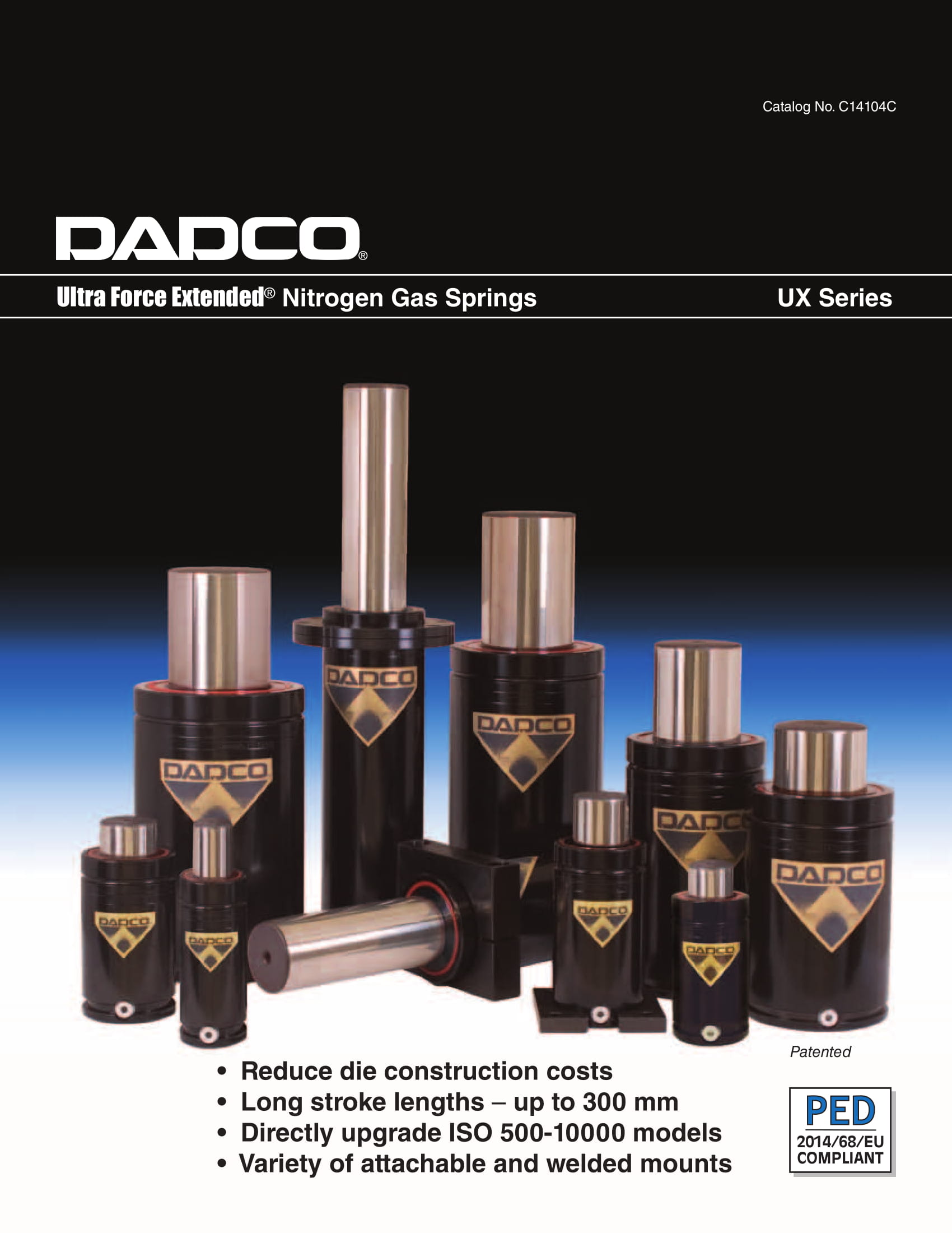 Lò xo khí Dadco – UX Series